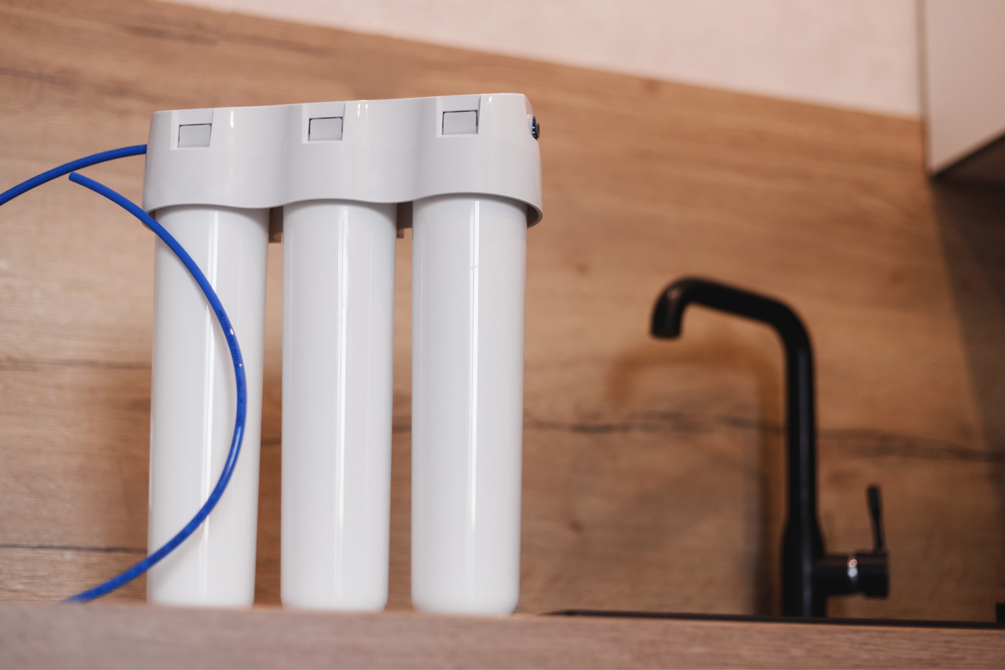Wasserfilter für den Haushalt gegen Kalk